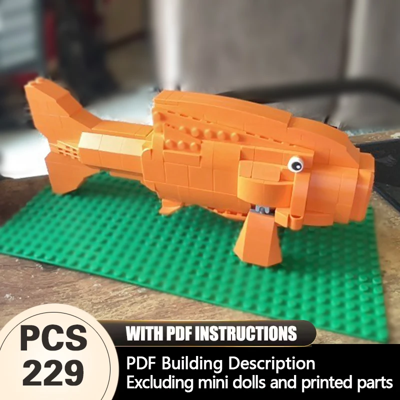 Creators Animal Series Model MOC Building Bricks Oversized Orange Fish Technology Gifts Holiday Assemble Children Toys Suit
Creators Animal Series Model MOC Building Bricks Oversized Orange Fish Technology Gifts Holiday Assemble Children Toys Suit