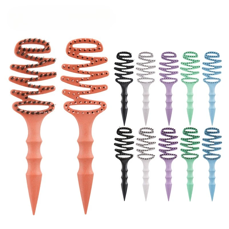 NewElastic Hollow Bristle Fluffy Hair Styling Comb Heatless Spiral Hair Curlers Set - Multicolor No Heat Damage Curling Tools
NewElastic Hollow Bristle Fluffy Hair Styling Comb Heatless Spiral Hair Curlers Set - Multicolor No Heat Damage Curling Tools