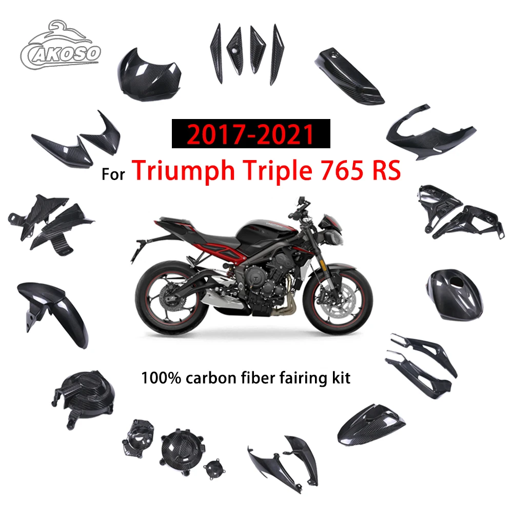 For Triumph Street Triple 765 RS 2017-2021 Fender Frame Cover Fuel Tank Side Panel Fairing Kit Carbon Fiber Motorcycle
For Triumph Street Triple 765 RS 2017-2021 Fender Frame Cover Fuel Tank Side Panel Fairing Kit Carbon Fiber Motorcycle