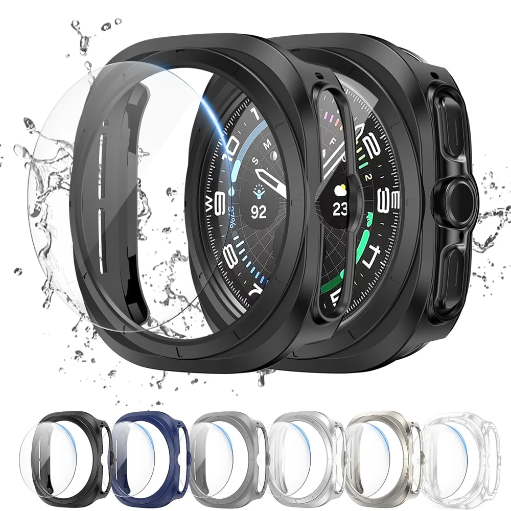 Чехол для Samsung Galaxy Watch Ultra 47 мм, защитный чехол для экрана, защитный бампер + пленка из закаленного стекла для Galaxy Watch 7 Ultra
Чехол для Samsung Galaxy Watch Ultra 47 мм, защитный чехол для экрана, защитный бампер + пленка из закаленного стекла для Galaxy Watch 7 Ultra