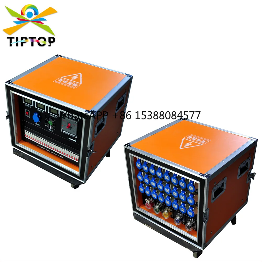 24-Way waterproof plug-in straight-through box, with 25A 4KW air-open three-phase current, waterproof industrial plug 9U air box
24-Way waterproof plug-in straight-through box, with 25A 4KW air-open three-phase current, waterproof industrial plug 9U air box