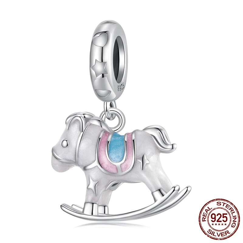 Dawn's Jewel Cute Toy Trojan Horse Pendant S925 Sterling Silver Plated Platinum Jewelry Accessories Diy Loose Beads Female
Dawn's Jewel Cute Toy Trojan Horse Pendant S925 Sterling Silver Plated Platinum Jewelry Accessories Diy Loose Beads Female