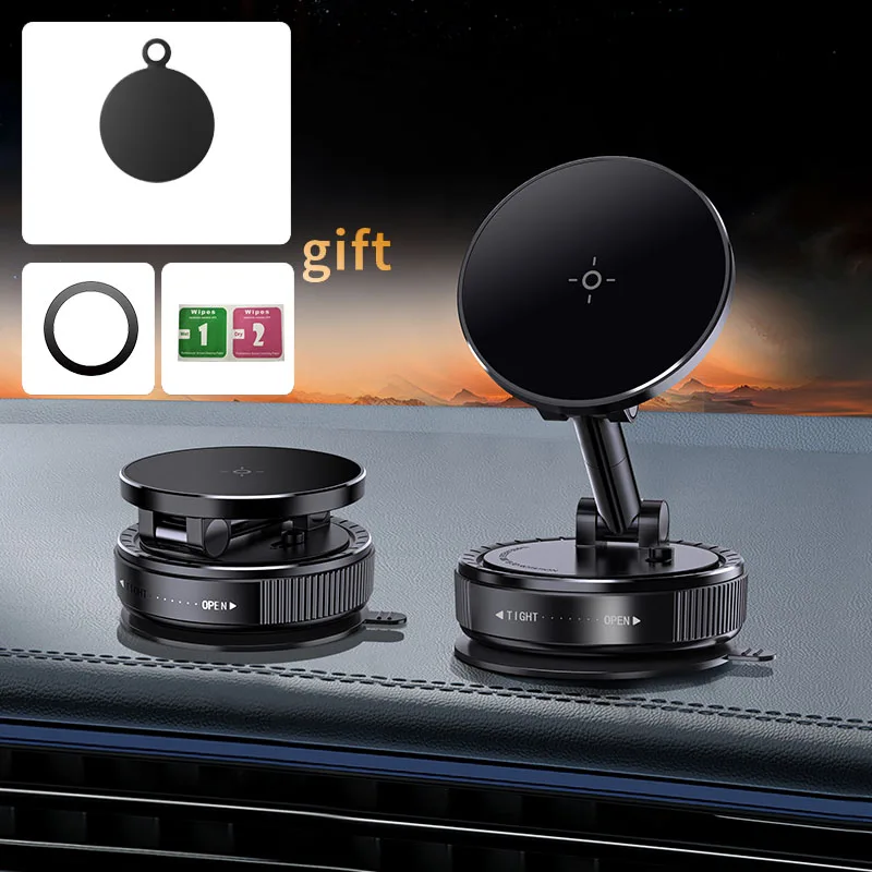 Car Vacuum Magnetic Phone Holder Foldable Strong Suction Cup Mobile Phone Holder 360-Degree Rotating Mount For Macsfae iPhone
Car Vacuum Magnetic Phone Holder Foldable Strong Suction Cup Mobile Phone Holder 360-Degree Rotating Mount For Macsfae iPhone