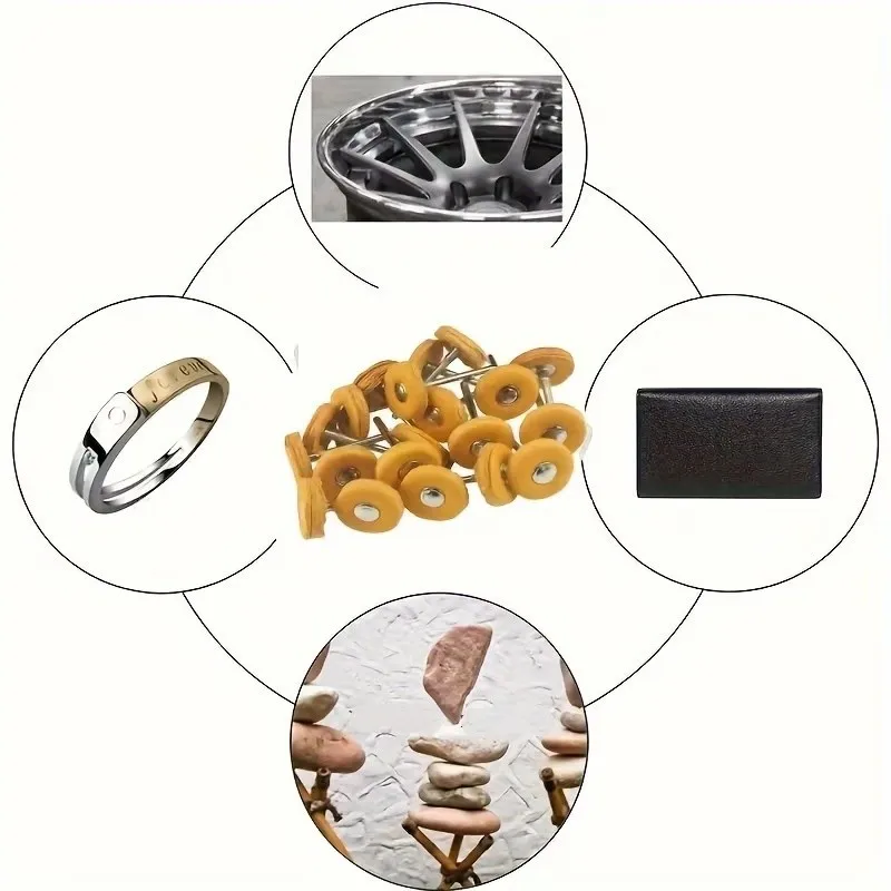 70Pcs 3mm Yellow Polishing Cloth Wheel, Wear-resistant No Lint, for Jewelry Watch Metal Polishing, Rotary Tool Accessory
70Pcs 3mm Yellow Polishing Cloth Wheel, Wear-resistant No Lint, for Jewelry Watch Metal Polishing, Rotary Tool Accessory
