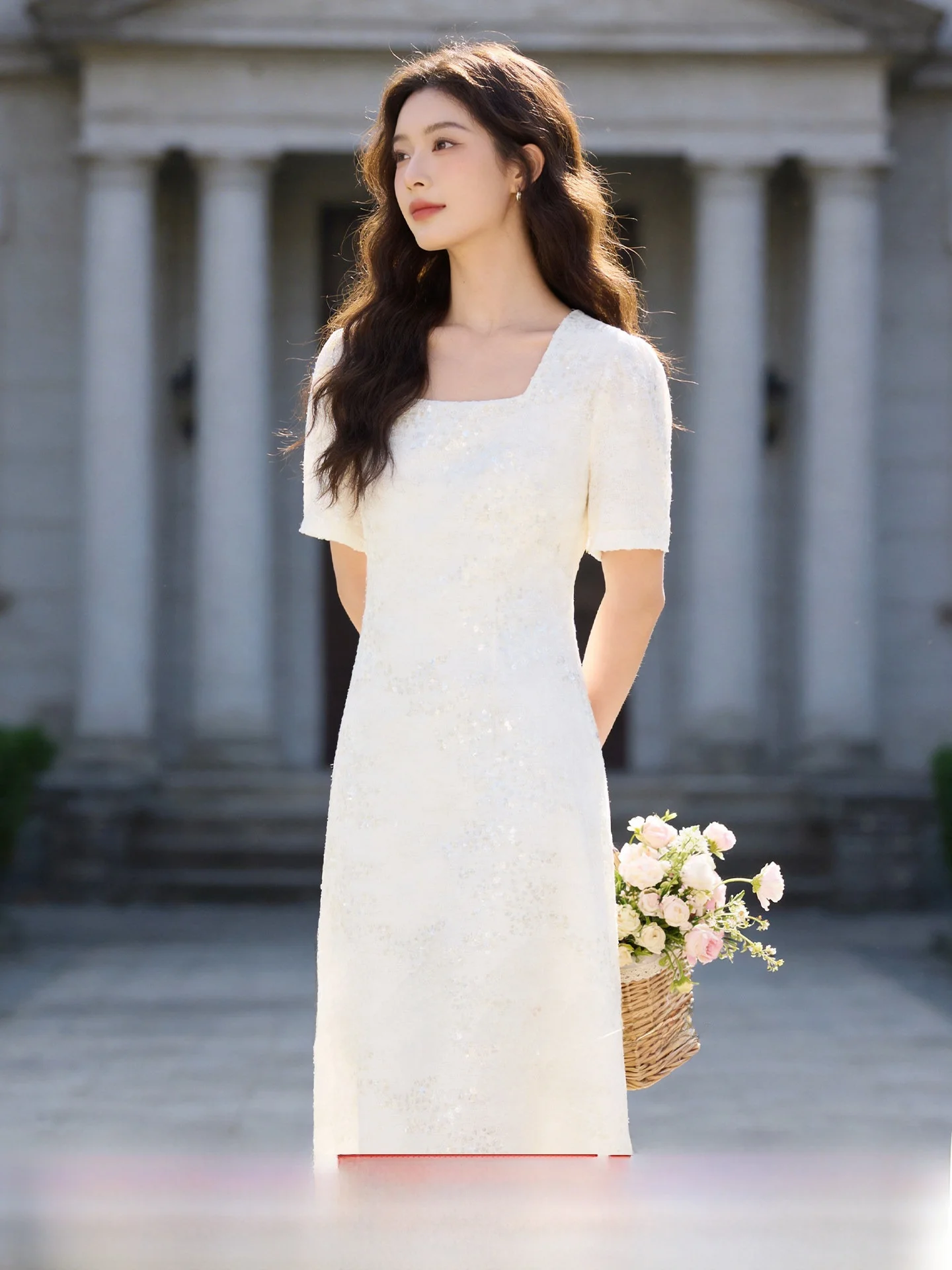 plus Size Women's Dress Floral Embroidery Gentle Style Summer New Arrival Slimming Aesthetic Short Sleeve Square Neck Dress
plus Size Women's Dress Floral Embroidery Gentle Style Summer New Arrival Slimming Aesthetic Short Sleeve Square Neck Dress