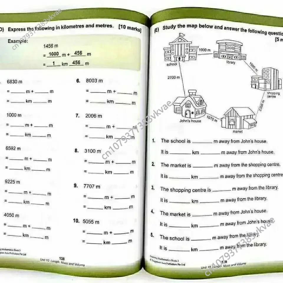 Books of 6 Books/Set SAP Learning Mathematics Book Grade 1-6 Children Learn Math Books Singapore Primary School Mathematics Text
Books of 6 Books/Set SAP Learning Mathematics Book Grade 1-6 Children Learn Math Books Singapore Primary School Mathematics Text