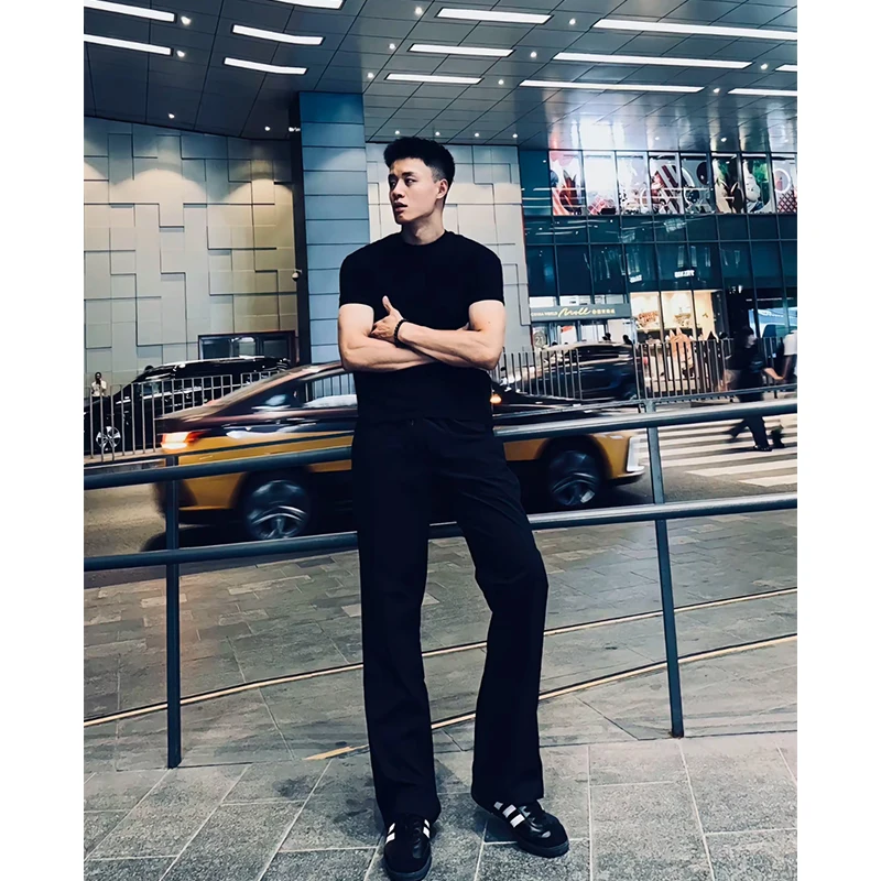 Cleanfit Slimming Straight Leg Jeans Men's Summer Thin American High Street Micro Flared Jeans Trendy Brand Knife
Cleanfit Slimming Straight Leg Jeans Men's Summer Thin American High Street Micro Flared Jeans Trendy Brand Knife