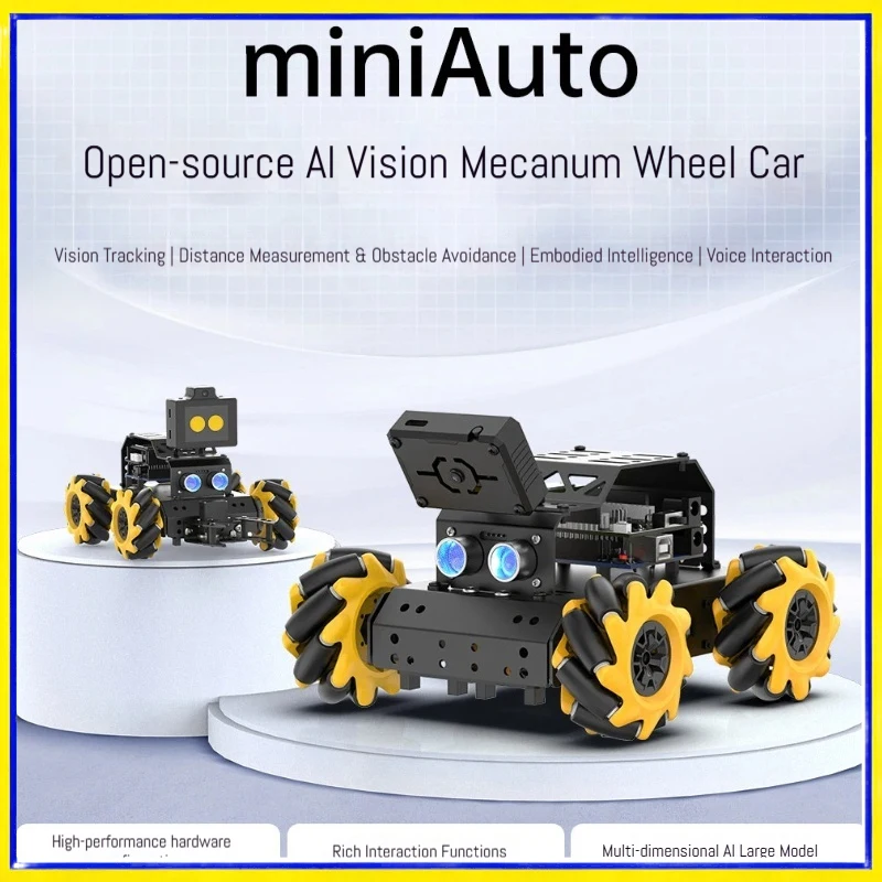Hiwonder MiniAuto Ai Visual Mecanum Wheel Car Open Source Arduino Uno Obstacle Avoidance Programming Robot Wifi App Control
Hiwonder MiniAuto Ai Visual Mecanum Wheel Car Open Source Arduino Uno Obstacle Avoidance Programming Robot Wifi App Control