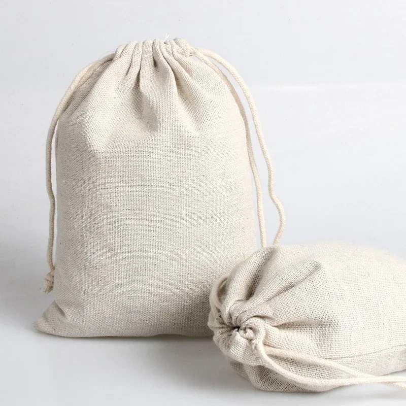 Linen Gift Bag Jewelry Custom Packaging Drawstring Pouch Makeup Wedding Candy Bead Earring Storage Cotton Bags Reusable Sachet
Linen Gift Bag Jewelry Custom Packaging Drawstring Pouch Makeup Wedding Candy Bead Earring Storage Cotton Bags Reusable Sachet