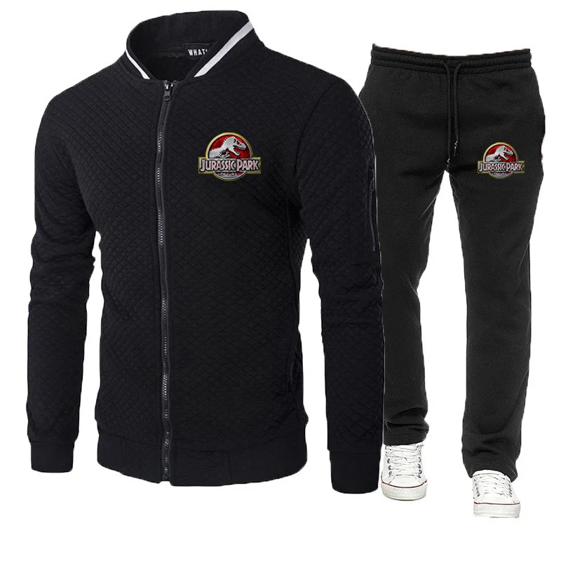 2024 Jurassic Park Men New Solid Color Printing Zipper Round Neck Hoodie Tracksuit Coat Tops + Trousers Self-cultivation Suits
2024 Jurassic Park Men New Solid Color Printing Zipper Round Neck Hoodie Tracksuit Coat Tops + Trousers Self-cultivation Suits