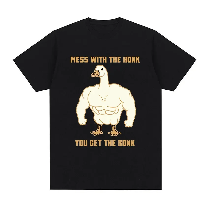 Fun Duck Print Summer T-shirt Heavy Shoulder Fashion trend Loose and comfortable 100% cotton round neck short sleeve T-shirt
Fun Duck Print Summer T-shirt Heavy Shoulder Fashion trend Loose and comfortable 100% cotton round neck short sleeve T-shirt