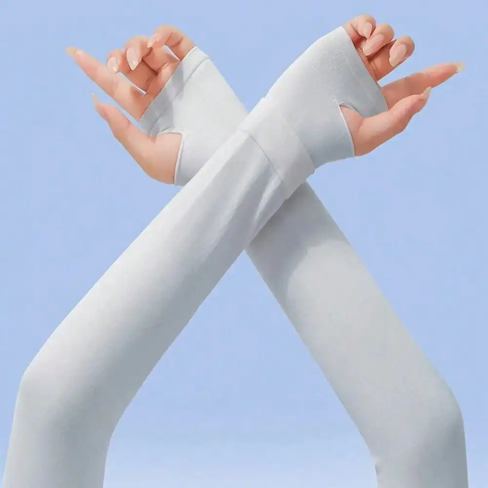 Fashion Silk Sunscreen Sleeves Cooling Arm Cover Sunscreen Long-Sleeve Outdoor Sports
Fashion Silk Sunscreen Sleeves Cooling Arm Cover Sunscreen Long-Sleeve Outdoor Sports