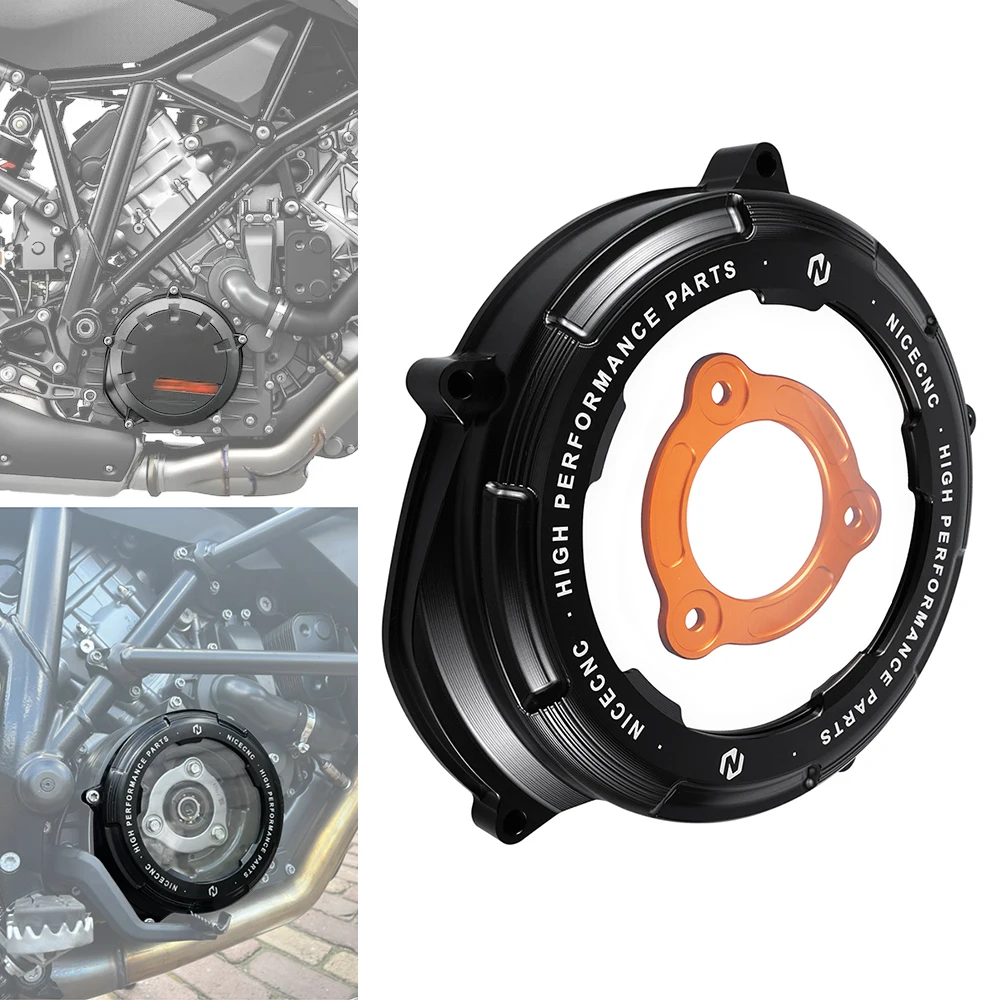 For 14-24 KTM 1290 Super Duke R/GT/EVO Transparent Engine Clutch Cover for KTM 1290 Super Adventure R S T 1290 SAR SAS SAT 17-24
For 14-24 KTM 1290 Super Duke R/GT/EVO Transparent Engine Clutch Cover for KTM 1290 Super Adventure R S T 1290 SAR SAS SAT 17-24