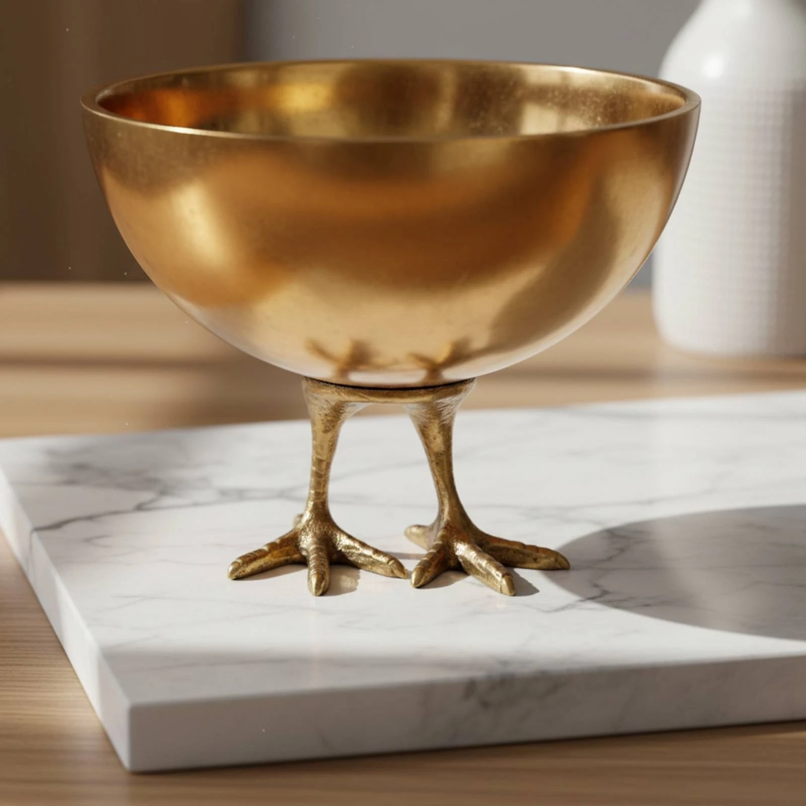 Chicken Foot Bowl Modern Light Luxury Copper Fruit Bowl Home Decor for Coffee Table
Chicken Foot Bowl Modern Light Luxury Copper Fruit Bowl Home Decor for Coffee Table