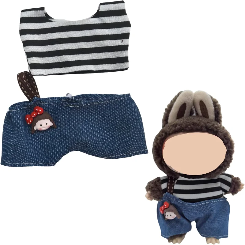 Clothes Set Compatible with 17cm Labubu,Overalls Set for 17cm Labubu Accessories Suit, Cute Clothes for Labubu Dress up Unique S
Clothes Set Compatible with 17cm Labubu,Overalls Set for 17cm Labubu Accessories Suit, Cute Clothes for Labubu Dress up Unique S