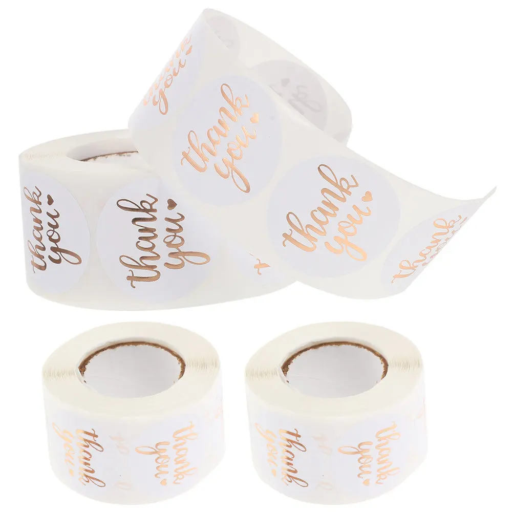 3 Rolls Hot Stamping Thank You Stickers Adhesive Seal Labels Decorative for Gift Packaging Wedding Party Scrapbooking
3 Rolls Hot Stamping Thank You Stickers Adhesive Seal Labels Decorative for Gift Packaging Wedding Party Scrapbooking