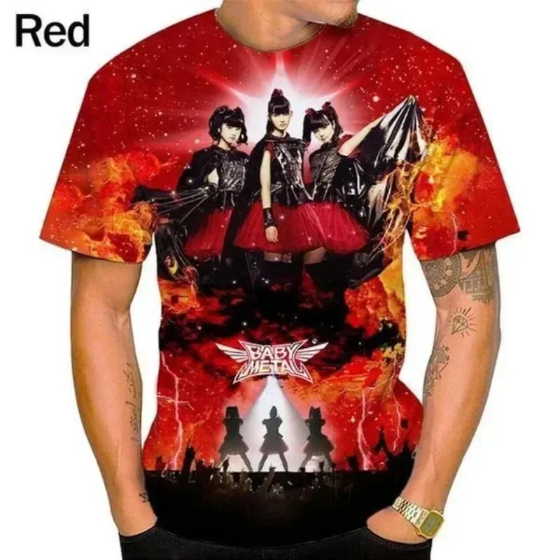 Heavy Metal Band BABYMETAL 3D Printed Plus-size Men's and Women's T-shirts Hip Hop Punk Movement Quick Dry Breathable
Heavy Metal Band BABYMETAL 3D Printed Plus-size Men's and Women's T-shirts Hip Hop Punk Movement Quick Dry Breathable