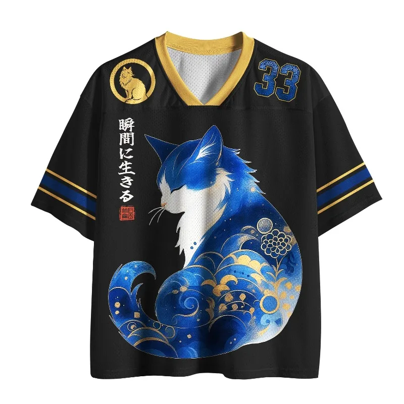 Спортивная футболка с принтом Ukiyo-e Blue Cat и японским текстом Zen No. 33 Ретро-кроссовки American Mesh Transparent унисекс для мальчиков и девочек
Спортивная футболка с принтом Ukiyo-e Blue Cat и японским текстом Zen No. 33 Ретро-кроссовки American Mesh Transparent унисекс для мальчиков и девочек