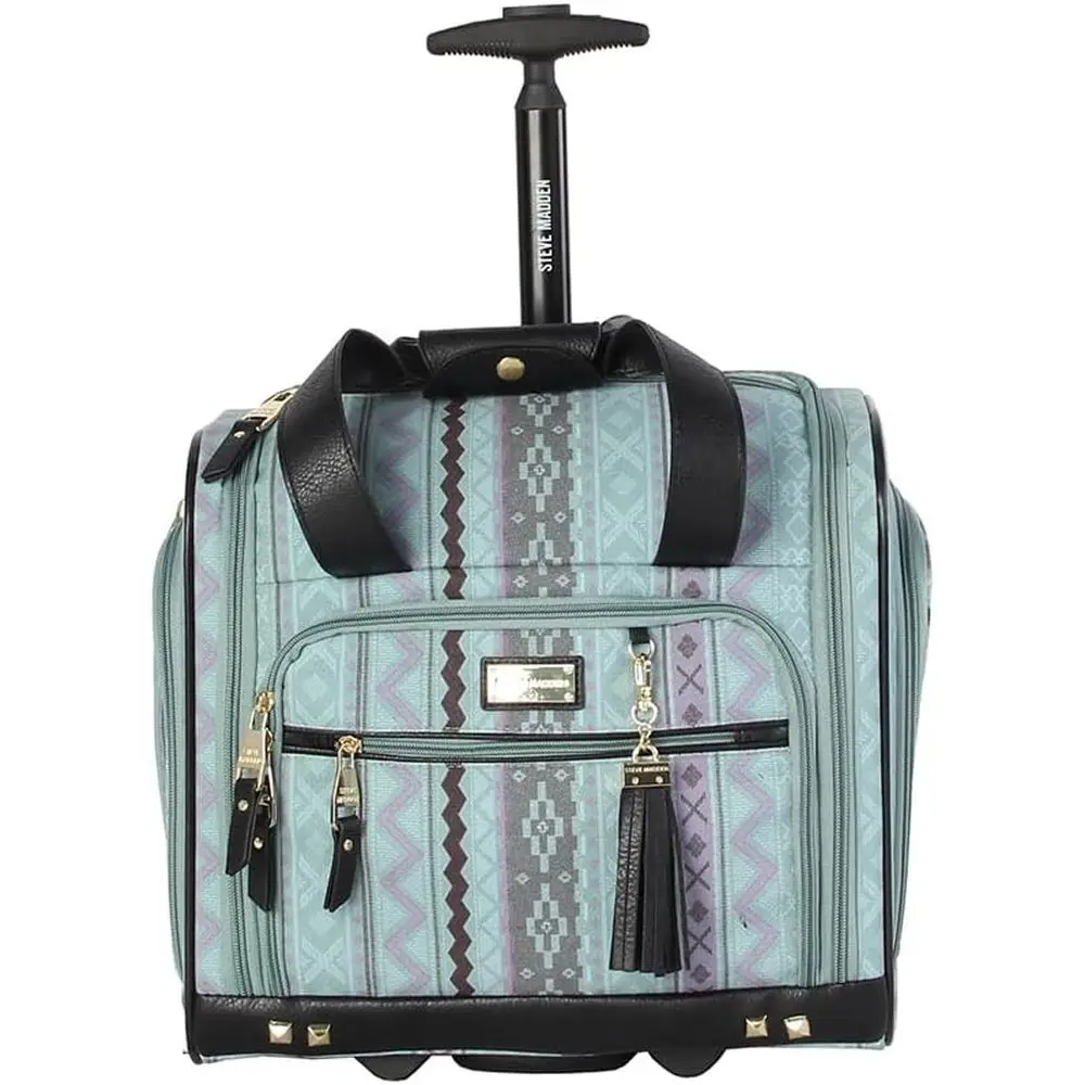 15 Inch Lightweight Carry-On Suitcase - Small Weekender Overnight Travel Bag with 2 Rolling Spinner Wheels for Women (Teal)
15 Inch Lightweight Carry-On Suitcase - Small Weekender Overnight Travel Bag with 2 Rolling Spinner Wheels for Women (Teal)