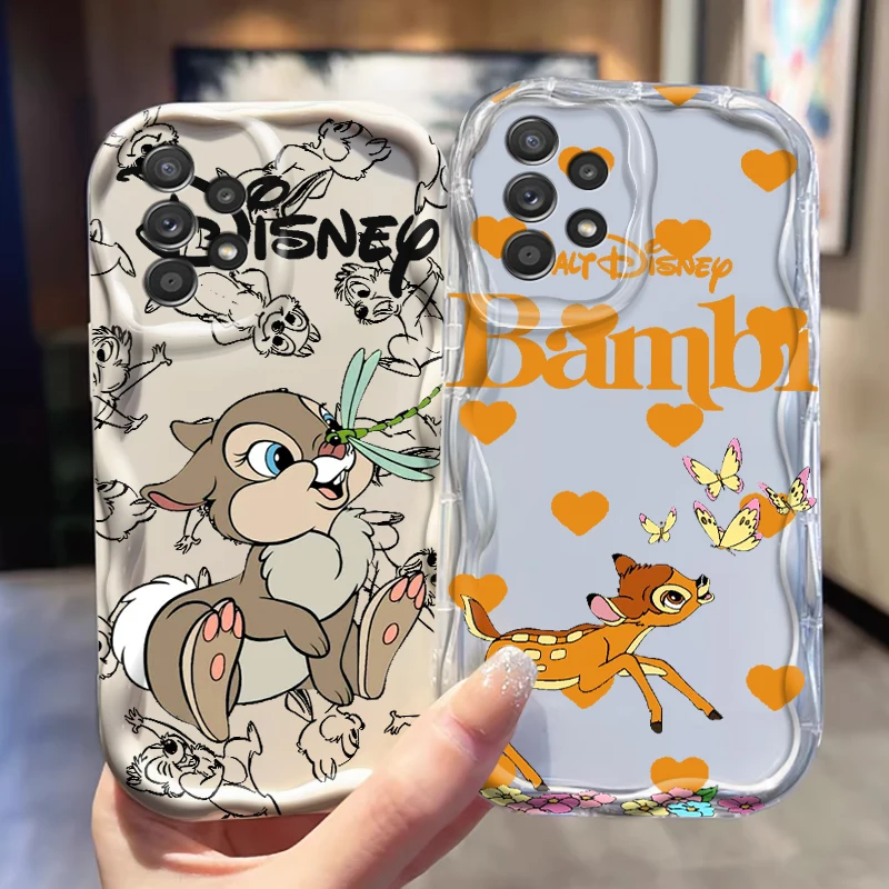 Disney Bambi Rabbit Cute For Samsung A55 A54 A53 A52 A35 A34 A33 A32 A25 A24 A23 A22 A21S A15 A13 A14 5G Wave Oil Funda
Disney Bambi Rabbit Cute For Samsung A55 A54 A53 A52 A35 A34 A33 A32 A25 A24 A23 A22 A21S A15 A13 A14 5G Wave Oil Funda