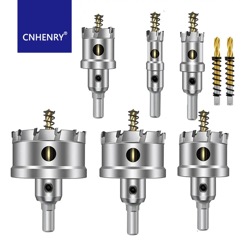 6PCS TCT Tungsten Carbide Tipped Hole Saw Cutter Drill Bit Set Alloy Carbide Cobalt Steel Cutter Stainless Steel Plate Metal
6PCS TCT Tungsten Carbide Tipped Hole Saw Cutter Drill Bit Set Alloy Carbide Cobalt Steel Cutter Stainless Steel Plate Metal