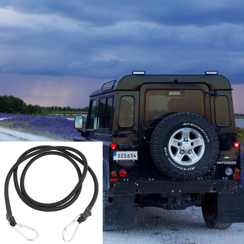 4Pcs Versatile Elastic Bundling Rope With Carabiner Ends Bike Trolley Strap Luggage Cord Camping Travel Gear (Black)
4Pcs Versatile Elastic Bundling Rope With Carabiner Ends Bike Trolley Strap Luggage Cord Camping Travel Gear (Black)