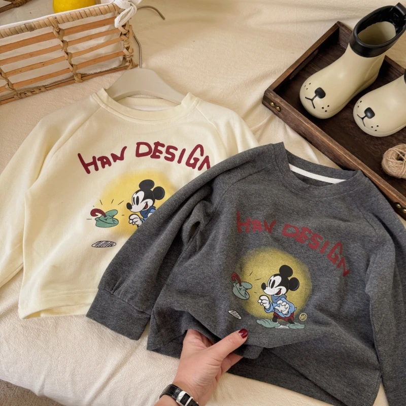 2026 Korean Mickey Print Kids Tee, Loose Fit Comfortable Top for Boys & Girls
2026 Korean Mickey Print Kids Tee, Loose Fit Comfortable Top for Boys & Girls