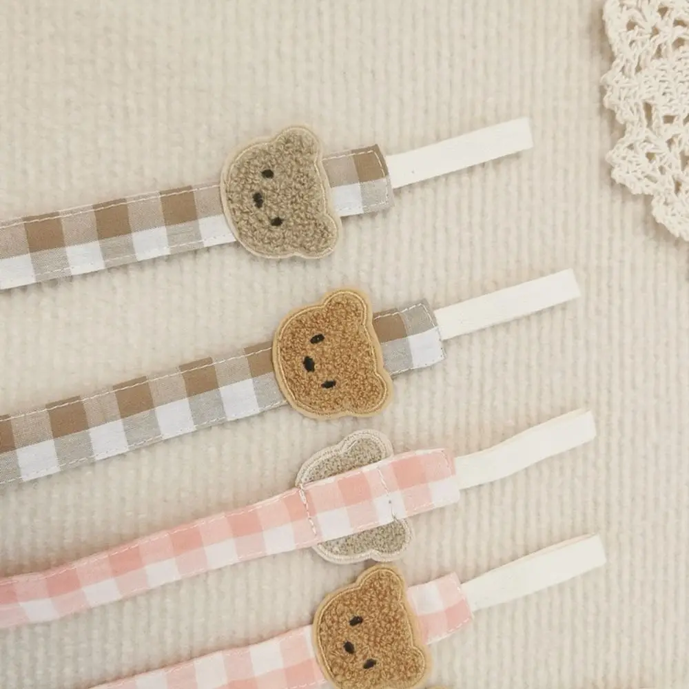 Embroidery Baby Cloth Pacifier Chain Lattice Adjustable Soother Holder Teether Toys Straps Bear Nipple Holder Clips Children
Embroidery Baby Cloth Pacifier Chain Lattice Adjustable Soother Holder Teether Toys Straps Bear Nipple Holder Clips Children