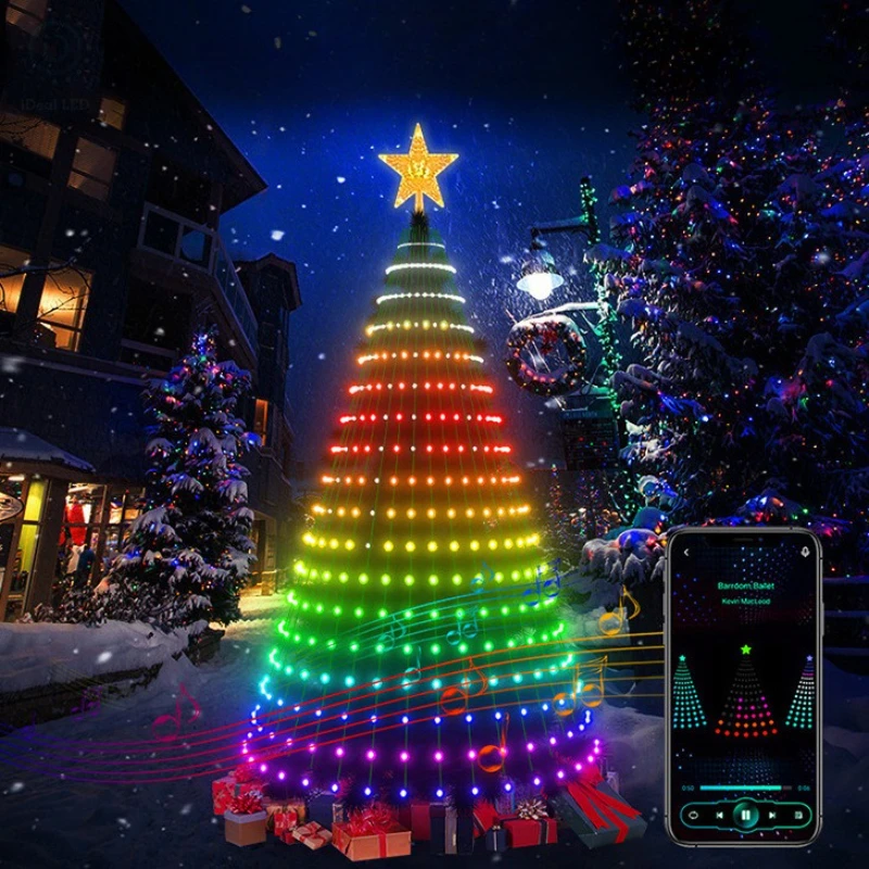Приложение Smart Рождественская елка Свет Bluetooth Красочный фестиваль Неоновая кожаная проволока Световая гирлянда Светодиодная декоративная лампа-водопад с граффити
Приложение Smart Рождественская елка Свет Bluetooth Красочный фестиваль Неоновая кожаная проволока Световая гирлянда Светодиодная декоративная лампа-водопад с граффити