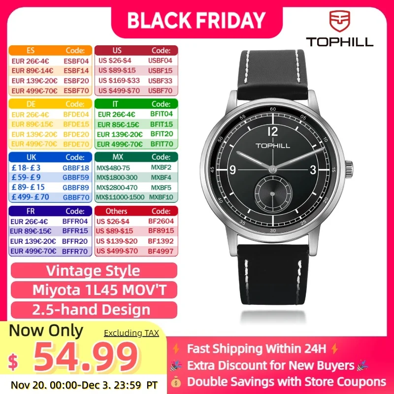 TOPHILL Кварцевые часы Винтажные часы Классические мужские часы Часы с сапфировым стеклом для мужчин Кварцевые наручные часы с кожаным ремешком 40 мм
TOPHILL Кварцевые часы Винтажные часы Классические мужские часы Часы с сапфировым стеклом для мужчин Кварцевые наручные часы с кожаным ремешком 40 мм