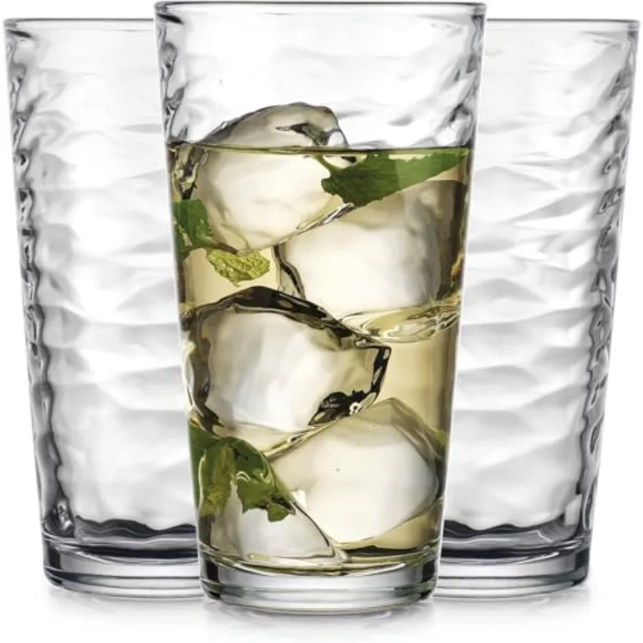 Drinking Glasses Set of 10 Highball Glass Cups, 17 Oz Cooler Glassware. Home and Bar Everyday Basic Drinkware Elegant Kitchen G
Drinking Glasses Set of 10 Highball Glass Cups, 17 Oz Cooler Glassware. Home and Bar Everyday Basic Drinkware Elegant Kitchen G
