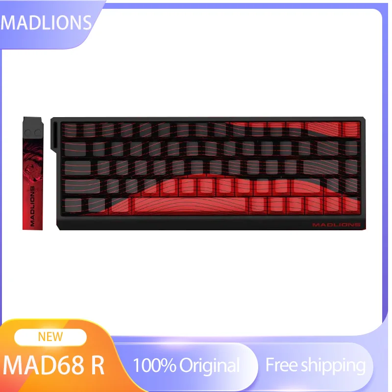 MADLIONS MAD60 Серия MAD68 Магнитный переключатель Механическая клавиатура Mad60 Индивидуальный E-sport 0,04RT 8K Скорость покатания 0,125 мс Задержка
MADLIONS MAD60 Серия MAD68 Магнитный переключатель Механическая клавиатура Mad60 Индивидуальный E-sport 0,04RT 8K Скорость покатания 0,125 мс Задержка
