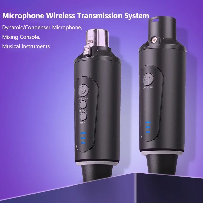 Wireless Transmitter Receiver XLR Mic Converter Adapter Wireless Microphone System Automatic Microphone For Condenser
Wireless Transmitter Receiver XLR Mic Converter Adapter Wireless Microphone System Automatic Microphone For Condenser