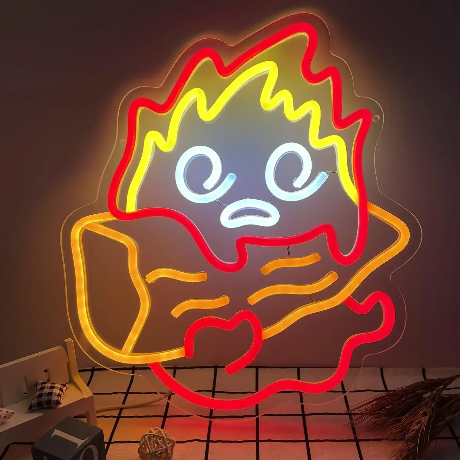 Flame Spirit Neon Light Sign USB Dimmable LED Neon Sign for Bedroom Livingroom Club Bar Man Cave Party Gifts Wall Decor
Flame Spirit Neon Light Sign USB Dimmable LED Neon Sign for Bedroom Livingroom Club Bar Man Cave Party Gifts Wall Decor