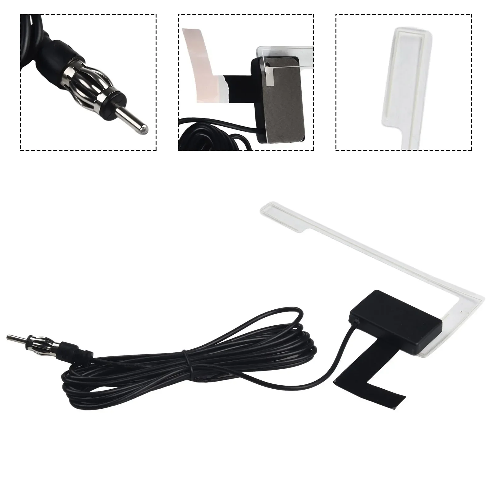 Active Radio Adapter DAB FM Antenna Car Accessories DAB FM Antenna High Quality Windshield Glass Mount None New Practical
Active Radio Adapter DAB FM Antenna Car Accessories DAB FM Antenna High Quality Windshield Glass Mount None New Practical