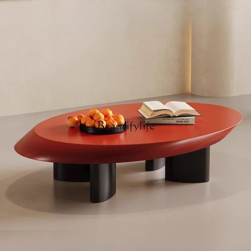 LD6Oval coffee table living room household small apartment simple modern Internet celebrity small table
LD6Oval coffee table living room household small apartment simple modern Internet celebrity small table