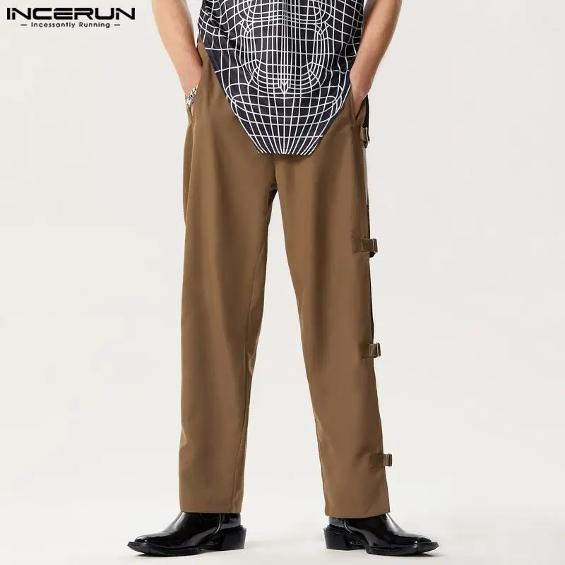 INCERUN Men Straight Pants Button Hollow Out Streetwear Joggers Casual Trousers Men 2024 Sexy Personality Fashion Pantalon S-5XL
INCERUN Men Straight Pants Button Hollow Out Streetwear Joggers Casual Trousers Men 2024 Sexy Personality Fashion Pantalon S-5XL