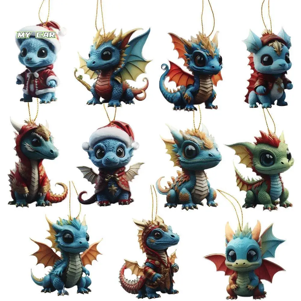 2D Dragon Baby Hanging Ornament Acrylic Printed Pattern Christmas Tree Dragon Pendants Navidad Dragon Baby
2D Dragon Baby Hanging Ornament Acrylic Printed Pattern Christmas Tree Dragon Pendants Navidad Dragon Baby