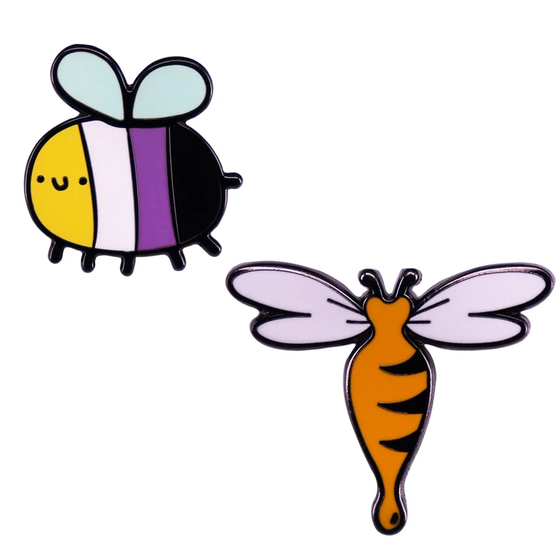 A2433 Creative Cartoon Cute Rainbow LGBT Bee Metal Brooch Fashion Simple Insect Badge Bag Lapel Pin Accessories Jewelry Gift
A2433 Creative Cartoon Cute Rainbow LGBT Bee Metal Brooch Fashion Simple Insect Badge Bag Lapel Pin Accessories Jewelry Gift