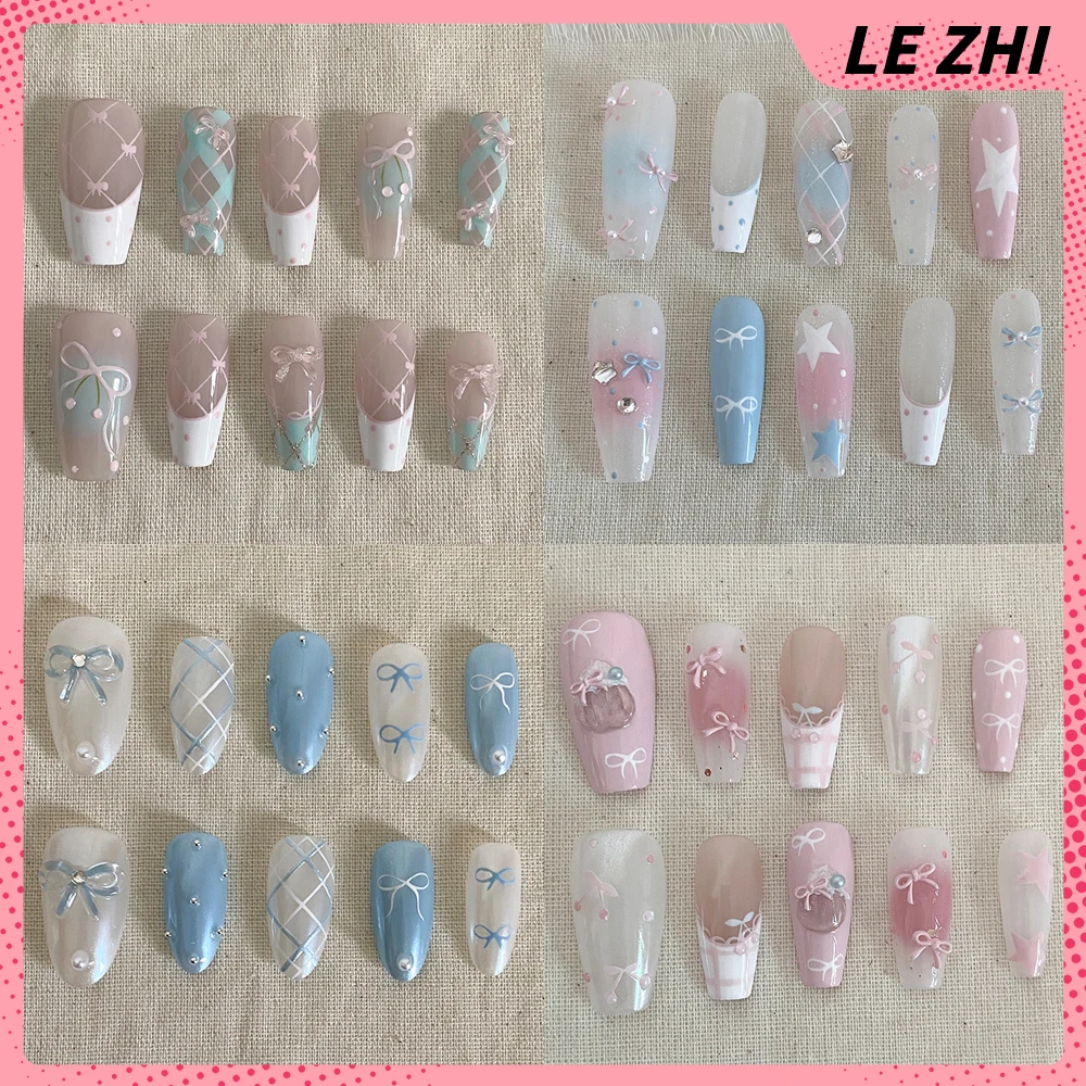 Kawaii Hand-Drawn Cat Bow Press On Nails Art Short Sweet French Simple Design Almond Cute Handmade False Nails Customized Gifts
Kawaii Hand-Drawn Cat Bow Press On Nails Art Short Sweet French Simple Design Almond Cute Handmade False Nails Customized Gifts