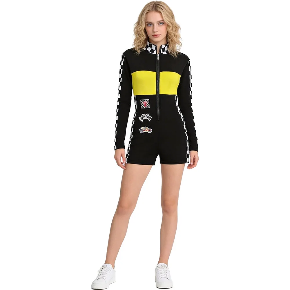 Racing Girl Cosplay Costume Car Model Outfit Nightclub Wear Cheerleading Performance Dress Locomotive Girl Stage Wear
Racing Girl Cosplay Costume Car Model Outfit Nightclub Wear Cheerleading Performance Dress Locomotive Girl Stage Wear