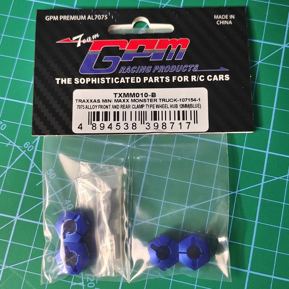 GPM Metal Front Rear 12mm Hex Wheel Hubs 3654 for TRAXXAS Mini MAXX 107154-1 Mini XRT 107154-1 /Mini SLASH /Mini Rally 108046-1
GPM Metal Front Rear 12mm Hex Wheel Hubs 3654 for TRAXXAS Mini MAXX 107154-1 Mini XRT 107154-1 /Mini SLASH /Mini Rally 108046-1