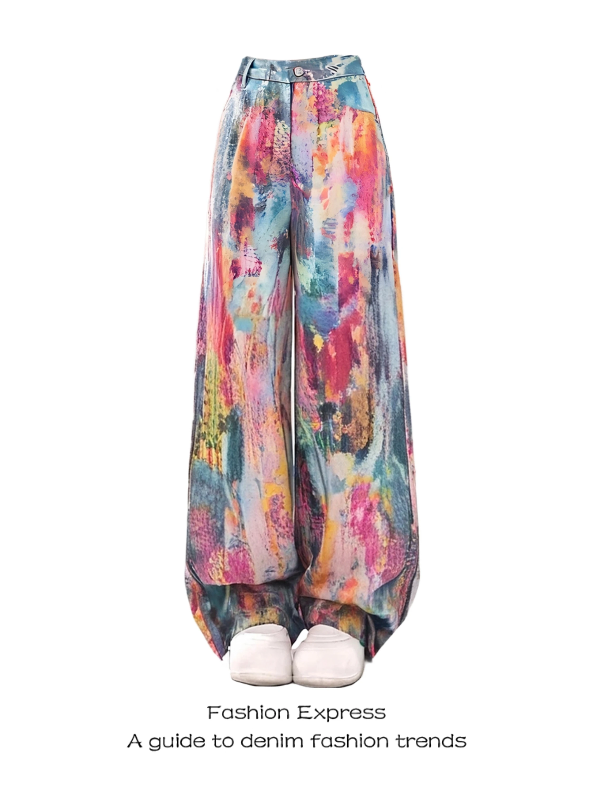 Splatter Paint Denim Jeans Women's High Waist Wide Leg Casual Pants American Retro Long Trousers Spring 2025
Splatter Paint Denim Jeans Women's High Waist Wide Leg Casual Pants American Retro Long Trousers Spring 2025