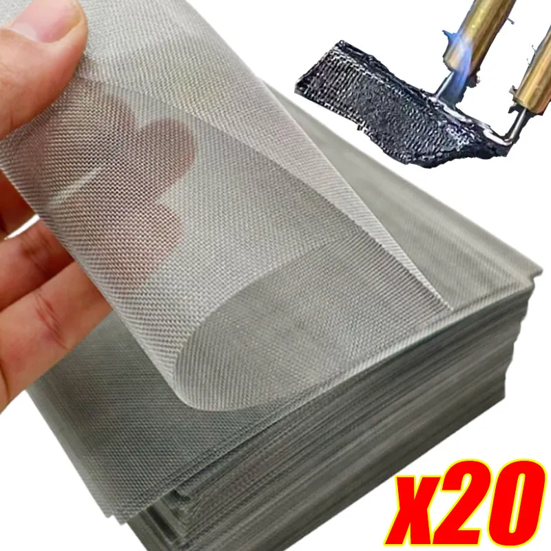 Repair Mesh Bumper Plastic Stainless Steel Crack Repair Mesh Welded Wire Auto Bumper Body Hood Ventilation Mesh 15x20cm
Repair Mesh Bumper Plastic Stainless Steel Crack Repair Mesh Welded Wire Auto Bumper Body Hood Ventilation Mesh 15x20cm