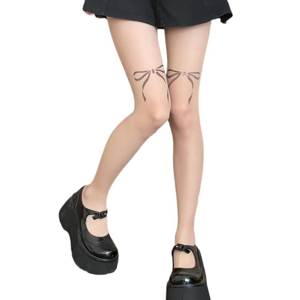 Sexy Butterfly Tights Vintage Y2K Fake Tattoo Bowknot Black Skin Silk Pantyhose Women Lolita Summer Ultra-thin Stocking
Sexy Butterfly Tights Vintage Y2K Fake Tattoo Bowknot Black Skin Silk Pantyhose Women Lolita Summer Ultra-thin Stocking