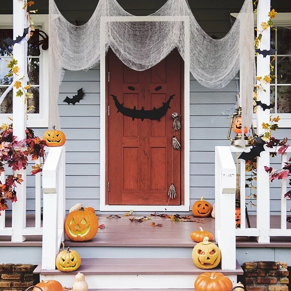 3Pcs Tattered Cloth Halloween Gauze Fabric DecorHaunted House Props Party Supplies Scary Atmosphere Yard Attractions Comfortable
3Pcs Tattered Cloth Halloween Gauze Fabric DecorHaunted House Props Party Supplies Scary Atmosphere Yard Attractions Comfortable