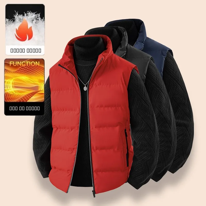 Warmth Casual Svel Stand Collar Cotton Vest for Couples Autumn Winter Youth Faion Ci Sle Thiened Polyester Fiber
Warmth Casual Svel Stand Collar Cotton Vest for Couples Autumn Winter Youth Faion Ci Sle Thiened Polyester Fiber