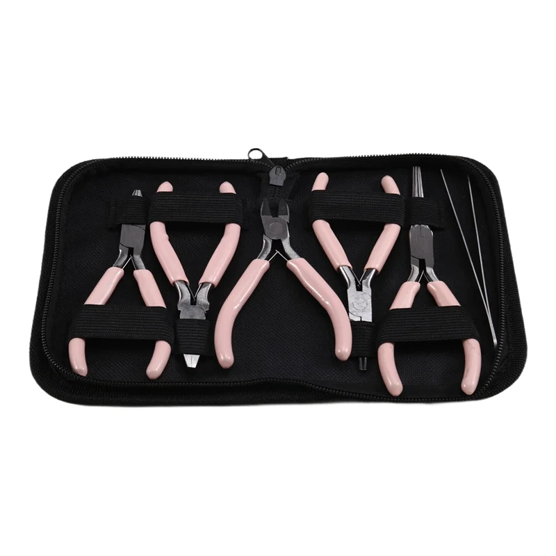 ABWZ-6PCS плоскогубцы для ювелирных изделий с розовыми противоскользящими ручками для сборки и ремонта ювелирных изделий своими руками
ABWZ-6PCS плоскогубцы для ювелирных изделий с розовыми противоскользящими ручками для сборки и ремонта ювелирных изделий своими руками