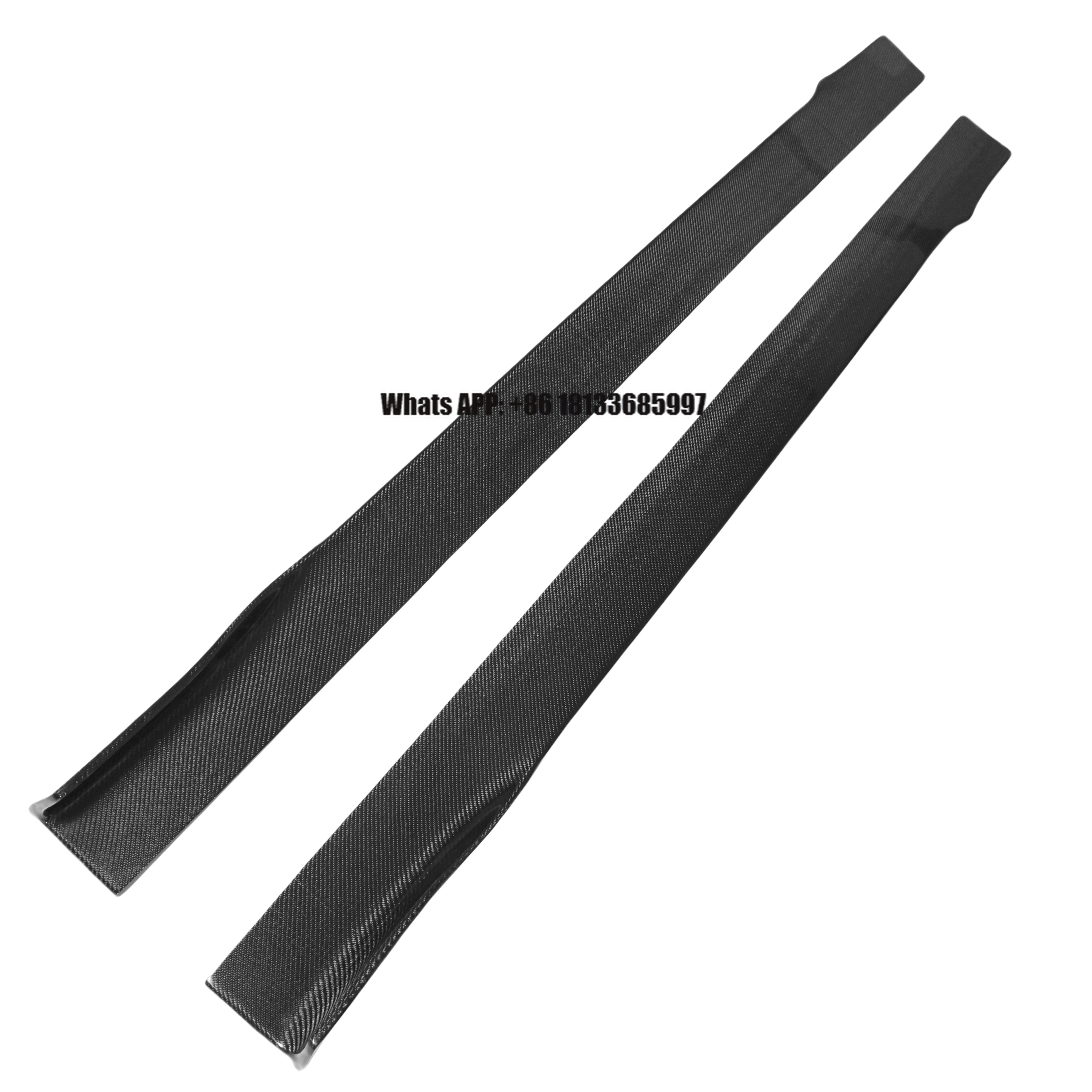215 cm Universal Blade Style Side Skirt for Mercedes-Benz Etc. High Quality Carbon Fiber Side Bumper Lip Good Fit NEW
215 cm Universal Blade Style Side Skirt for Mercedes-Benz Etc. High Quality Carbon Fiber Side Bumper Lip Good Fit NEW