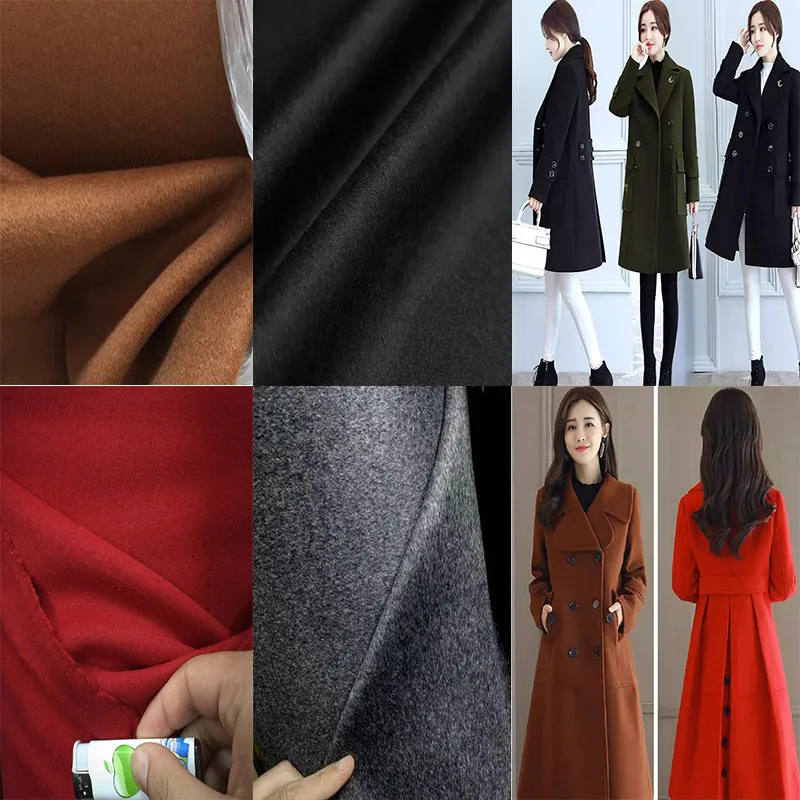 High Quality 100% Wool Fabric Double-sided Imported Wool Cashmere Fabric Sewing Material Diy Warm Coat/Windbreaker/Dress
High Quality 100% Wool Fabric Double-sided Imported Wool Cashmere Fabric Sewing Material Diy Warm Coat/Windbreaker/Dress